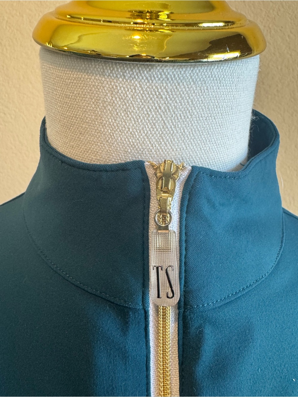 Tailored Sportsman Icefil 1/4 Zip Equestrian Riding Sun Shirt - Women’s L - Teal - Picture 3 of 13